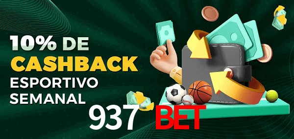 10% de bônus de cashback na 937 Bet